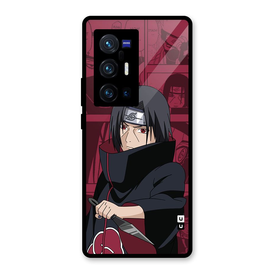 Mang Itachi Glass Back Case for Vivo X70 Pro Plus