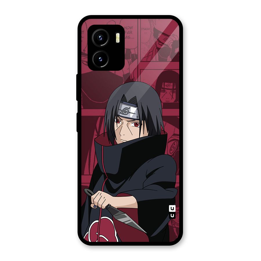 Mang Itachi Glass Back Case for Vivo Y15s