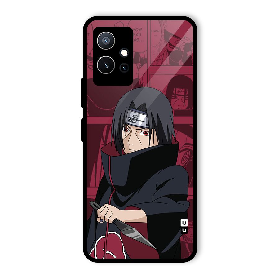 Mang Itachi Glass Back Case for Vivo Y75 5G