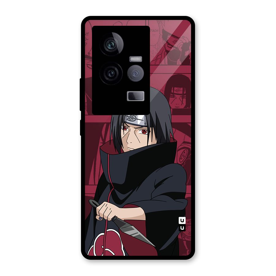 Mang Itachi Glass Back Case for Vivo iQOO 11 5G