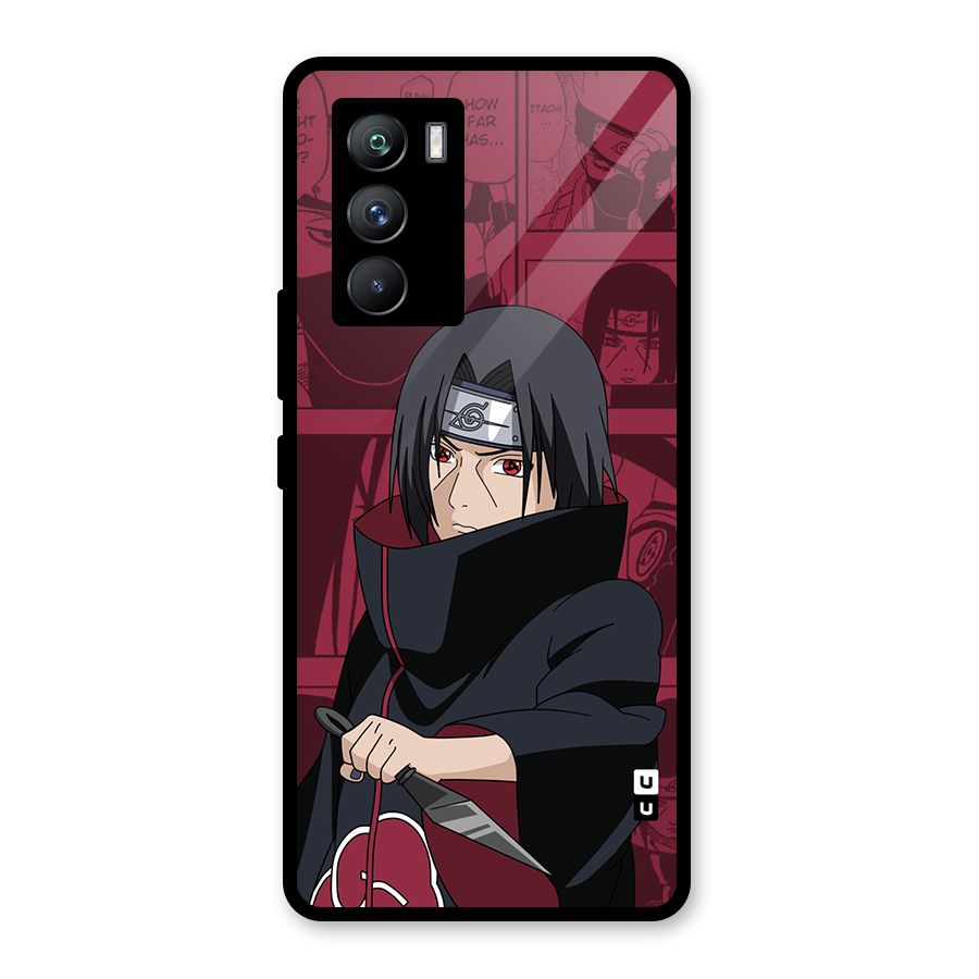 Mang Itachi Glass Back Case for Vivo iQOO 9 SE