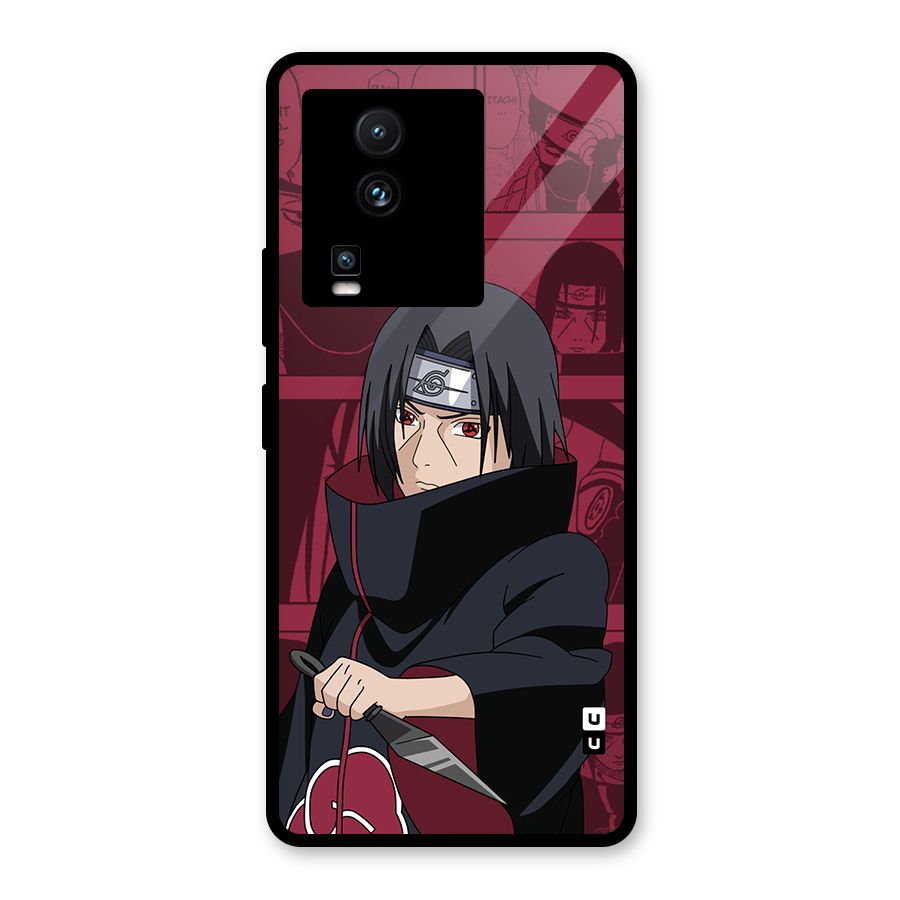 Mang Itachi Glass Back Case for Vivo iQOO Neo 7