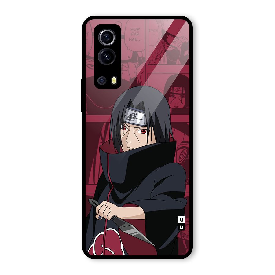 Mang Itachi Glass Back Case for Vivo iQOO Z3