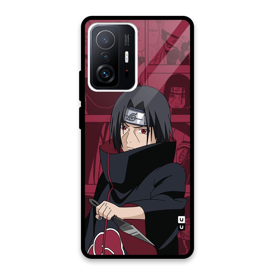 Mang Itachi Glass Back Case for Xiaomi 11T Pro