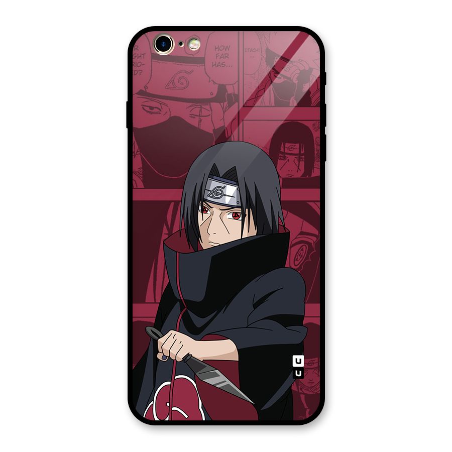 Mang Itachi Glass Back Case for iPhone 6 Plus 6S Plus