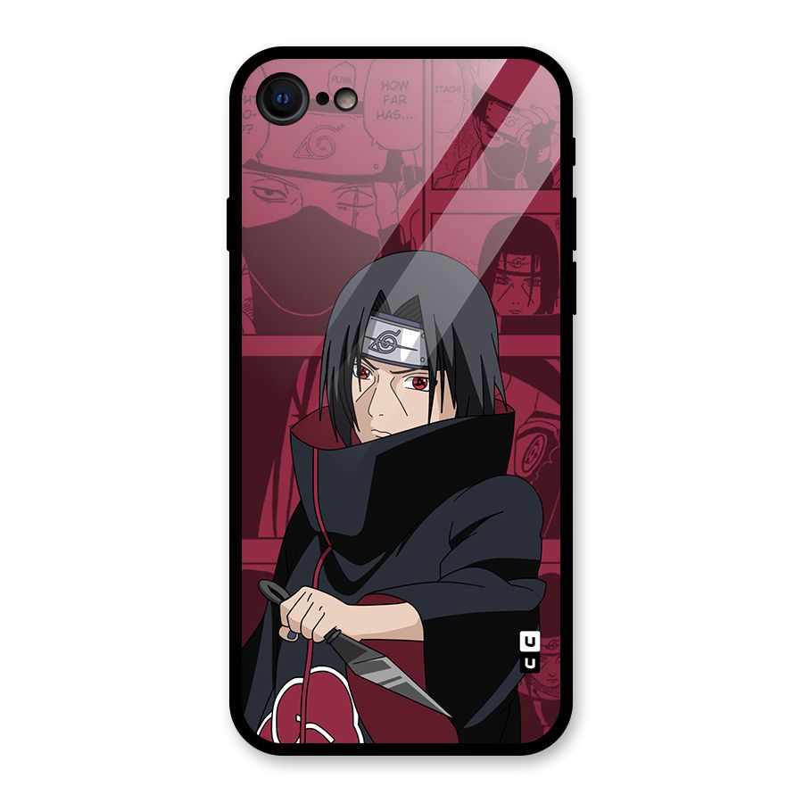 Mang Itachi Glass Back Case for iPhone 7
