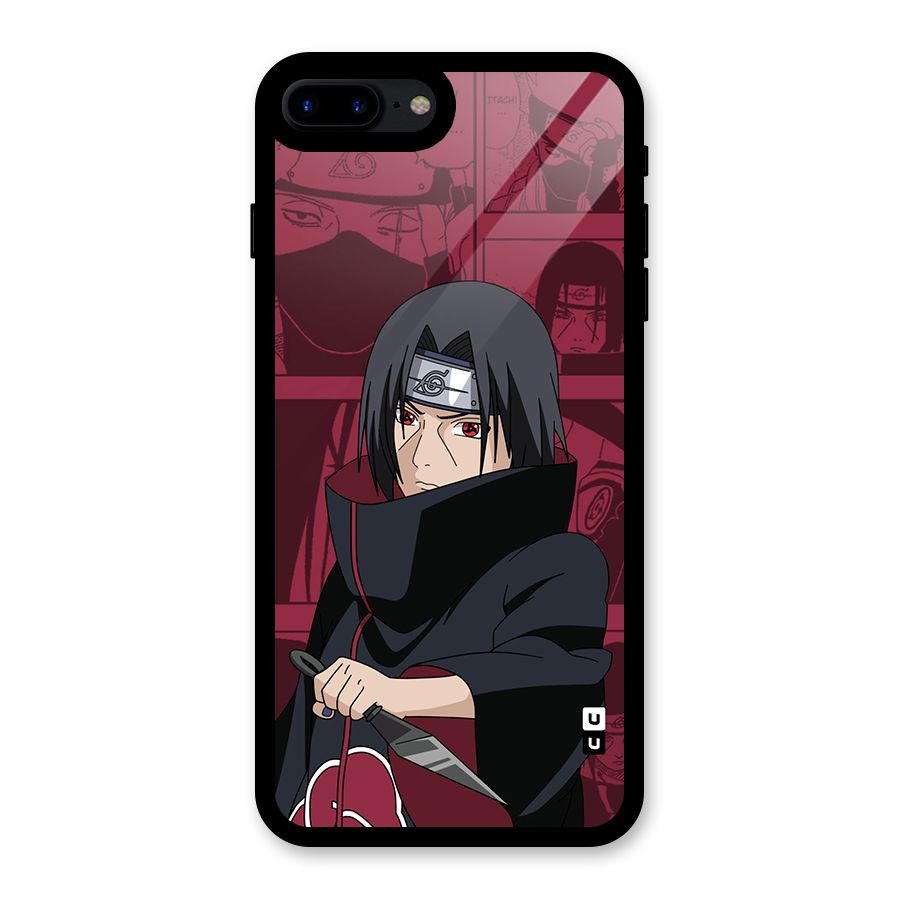 Mang Itachi Glass Back Case for iPhone 7 Plus