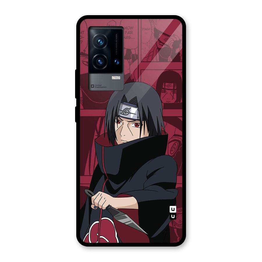 Mang Itachi Glass Back Case for iQOO 9 5G