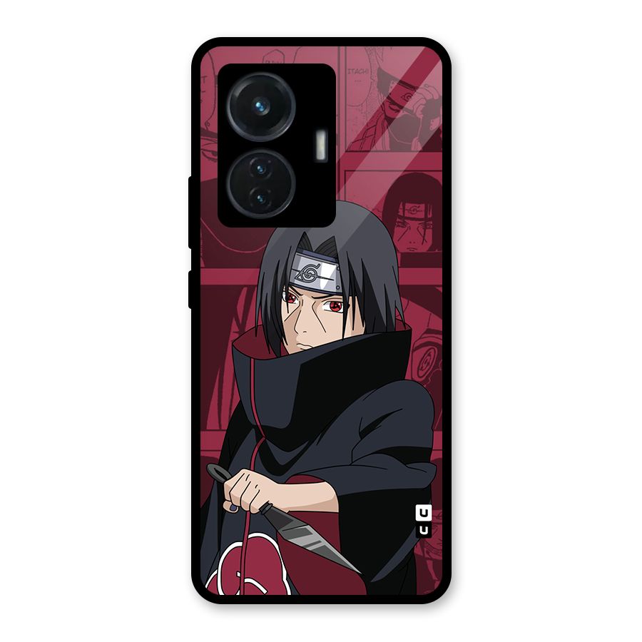 Mang Itachi Glass Back Case for iQOO Z6 44W