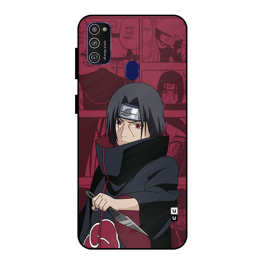 Mang Itachi Metal Back Case for Galaxy M30s