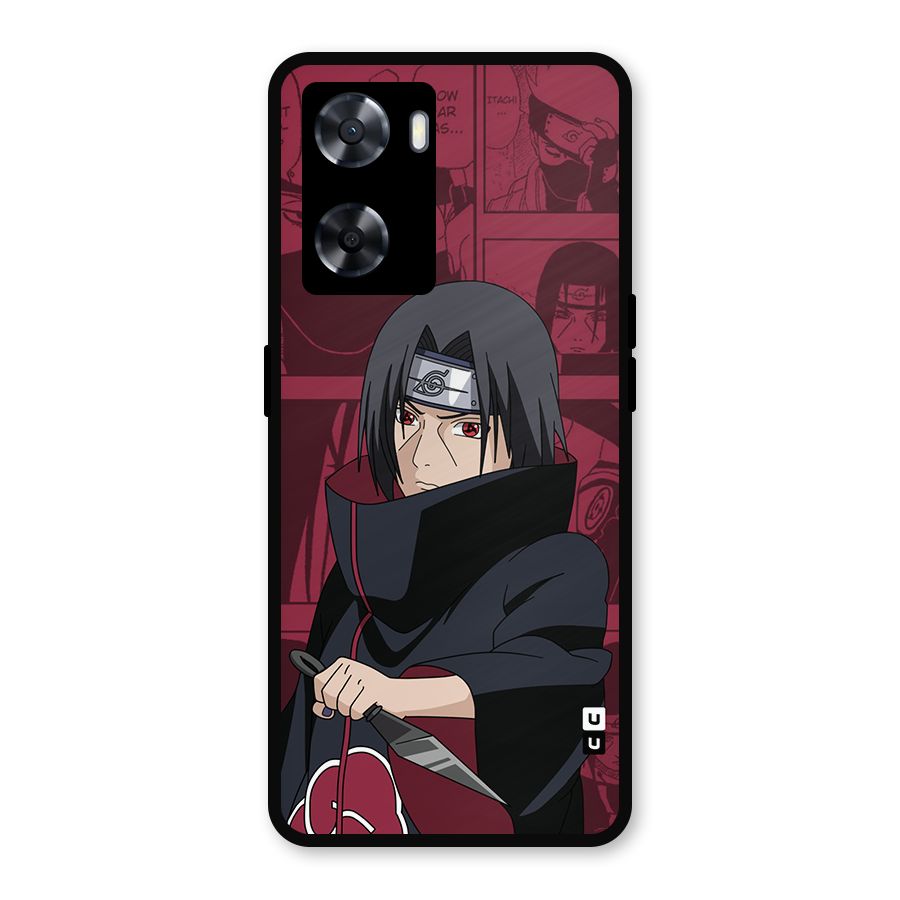 Mang Itachi Metal Back Case for Oppo A57 2022