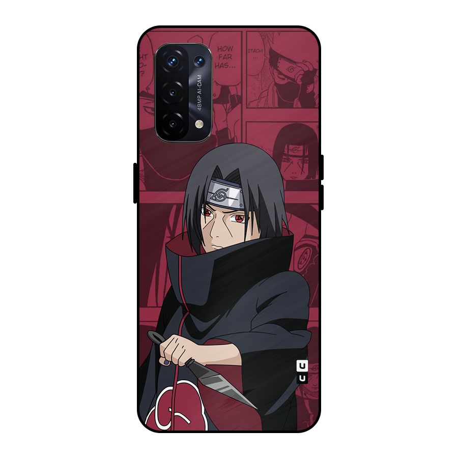 Mang Itachi Metal Back Case for Oppo A74 5G