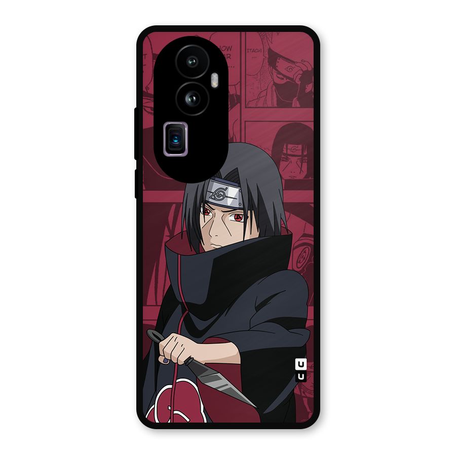 Mang Itachi Metal Back Case for Oppo Reno10 Pro Plus