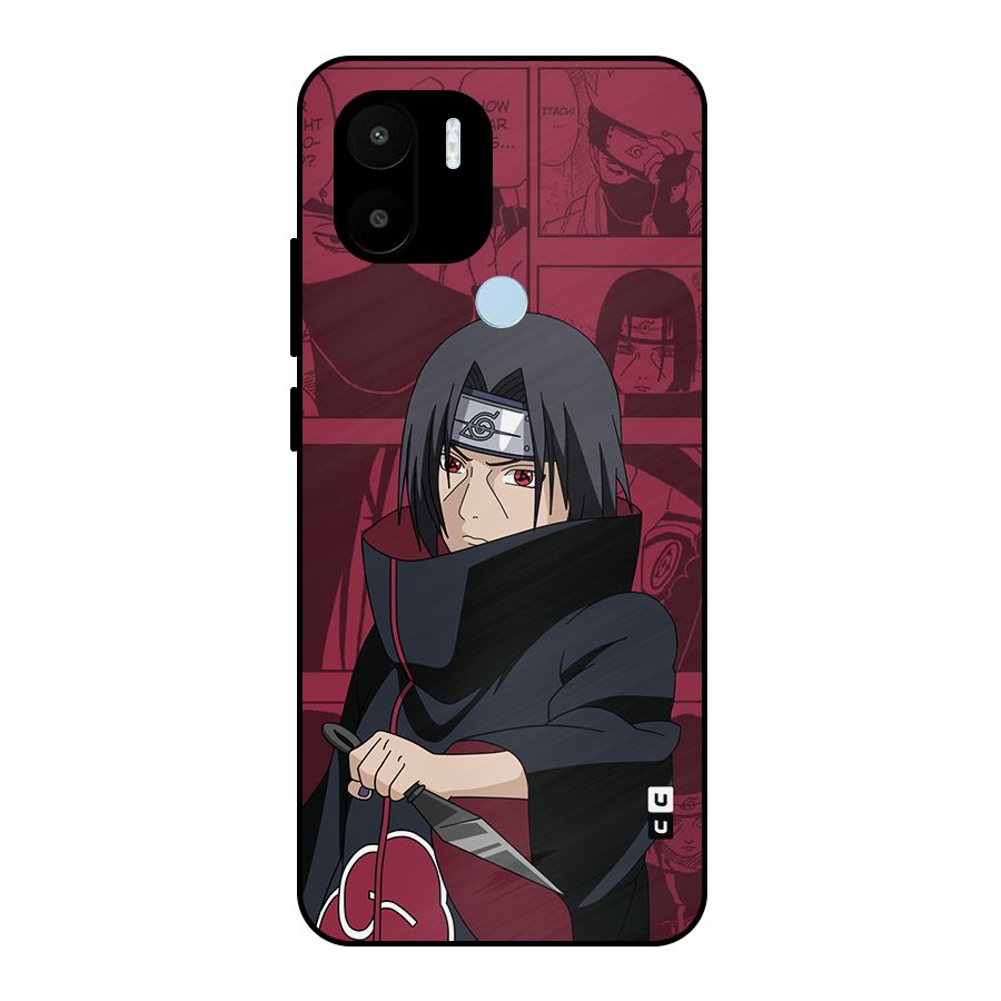 Mang Itachi Metal Back Case for Redmi A1 Plus