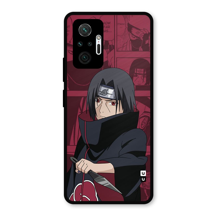 Mang Itachi Metal Back Case for Redmi Note 10 Pro