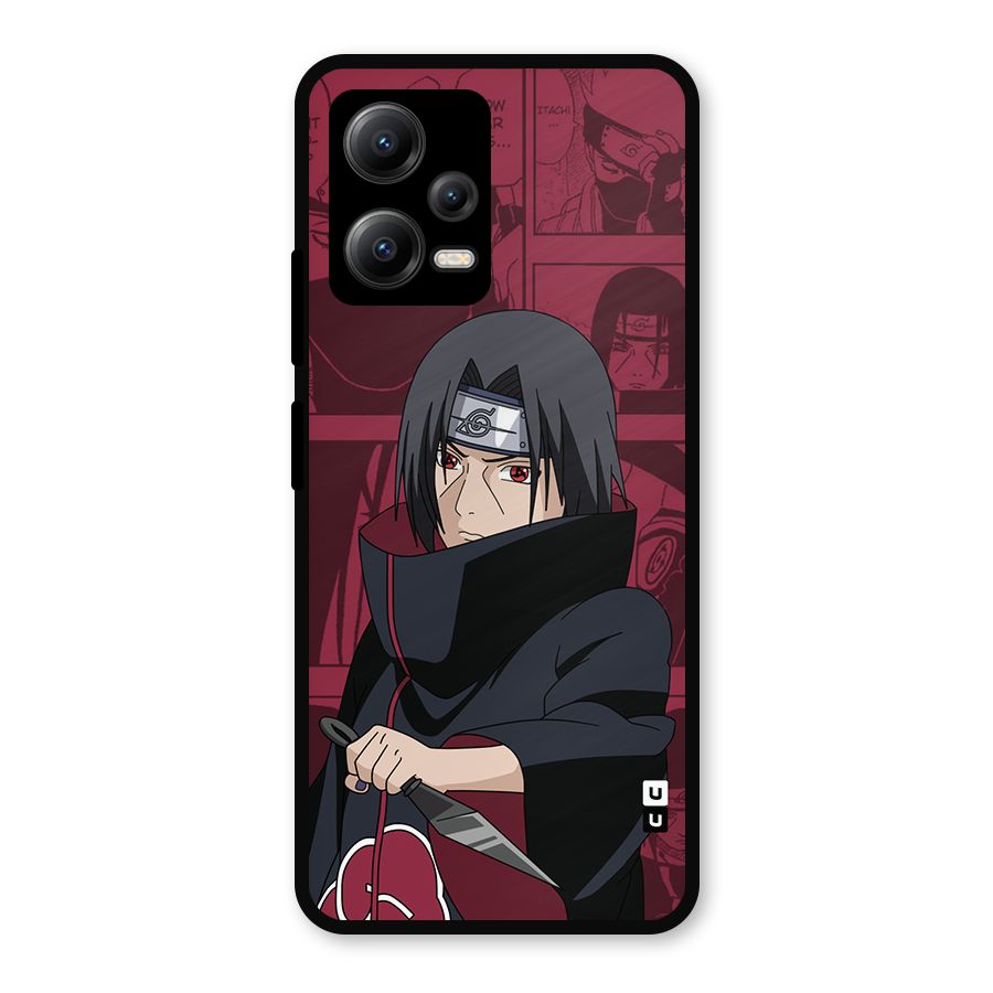 Mang Itachi Metal Back Case for Redmi Note 12 5G