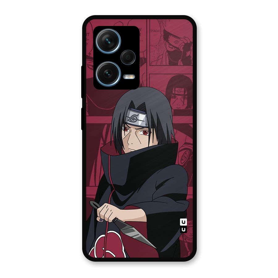 Mang Itachi Metal Back Case for Redmi Note 12 Pro Plus 5G