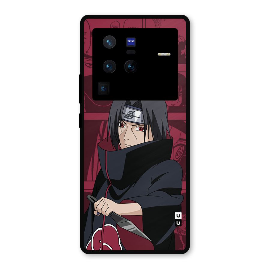 Mang Itachi Metal Back Case for Vivo X80 Pro