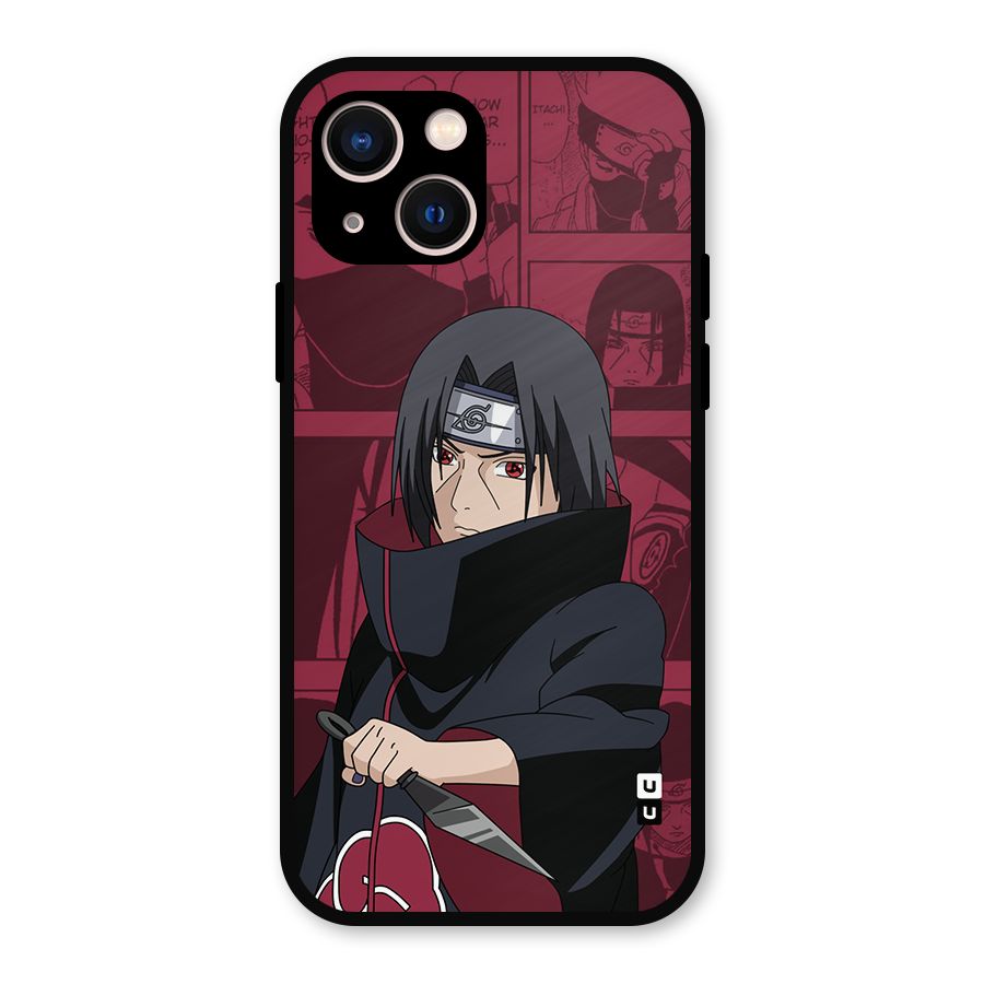Mang Itachi Metal Back Case for iPhone 13