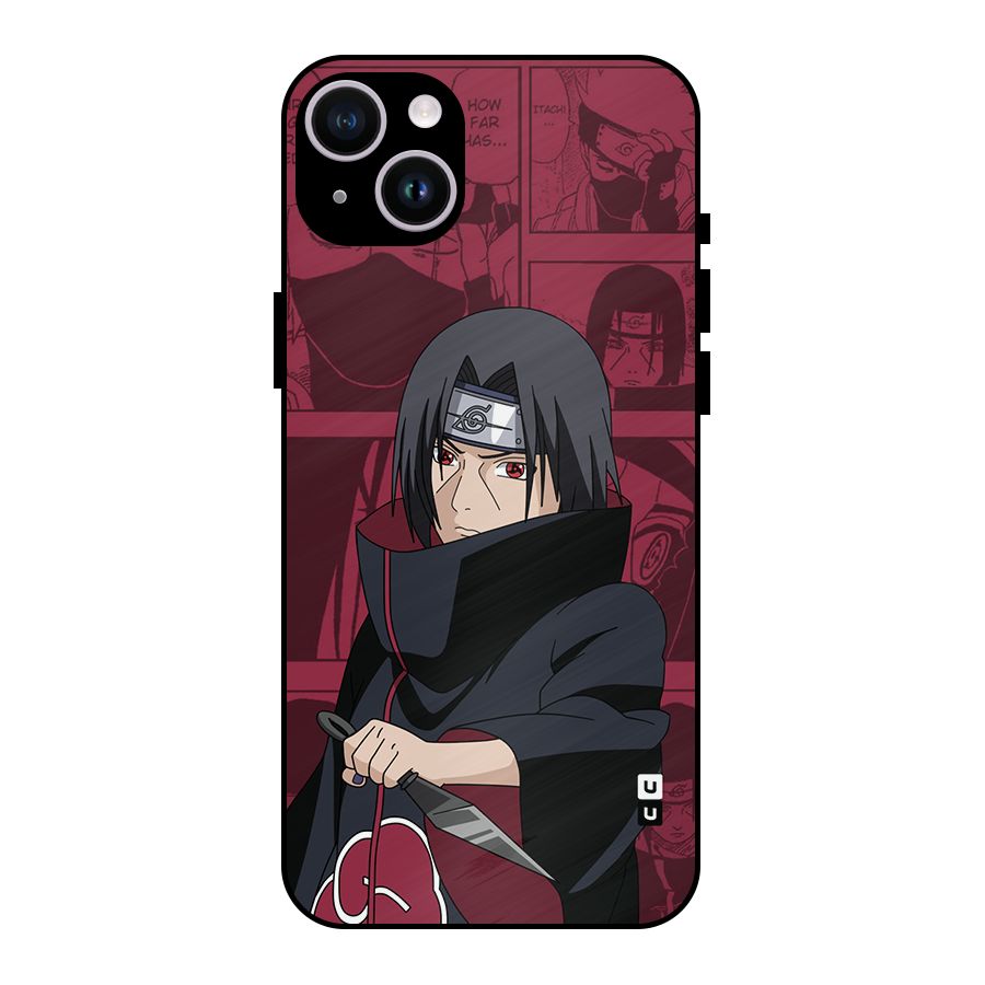 Mang Itachi Metal Back Case for iPhone 14 Plus