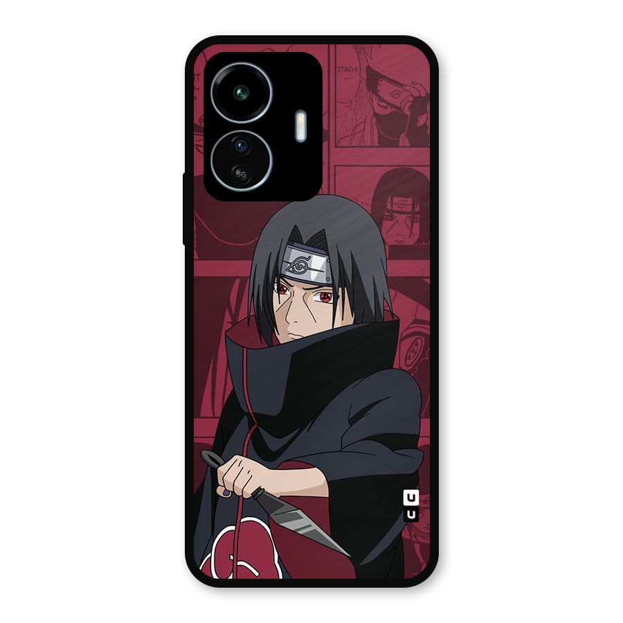 Mang Itachi Metal Back Case for vivo iQOO Z6 Lite 5G