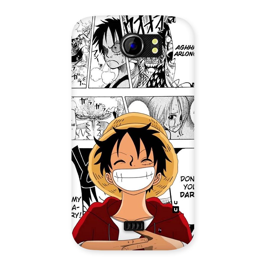Manga Style Luffy Back Case for Canvas 2 A110