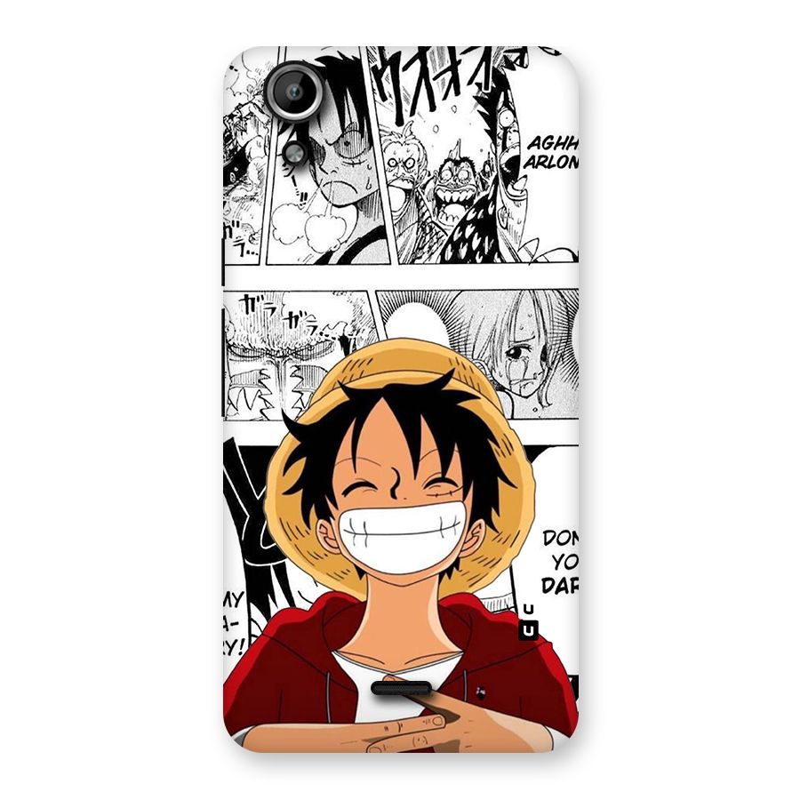 Manga Style Luffy Back Case for Canvas Selfie Lens Q345