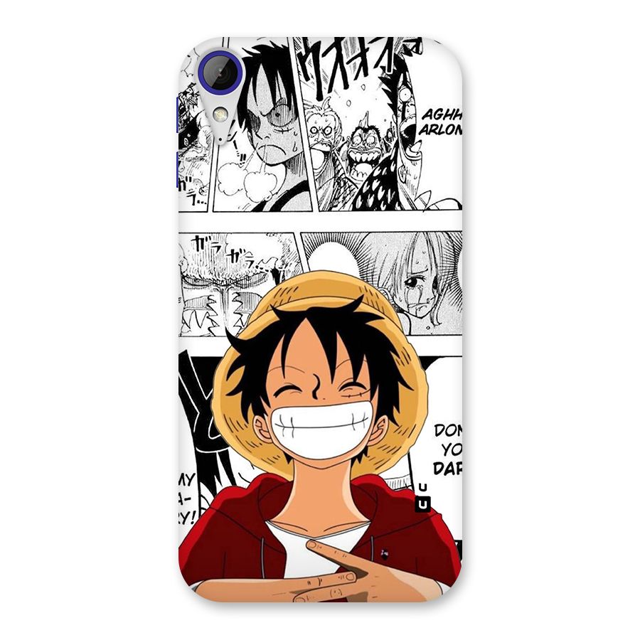 Manga Style Luffy Back Case for Desire 830