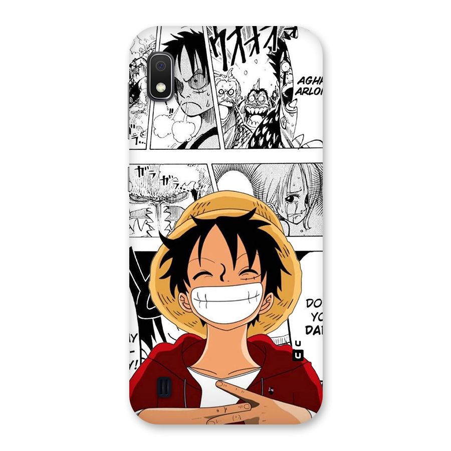 Manga Style Luffy Back Case for Galaxy A10