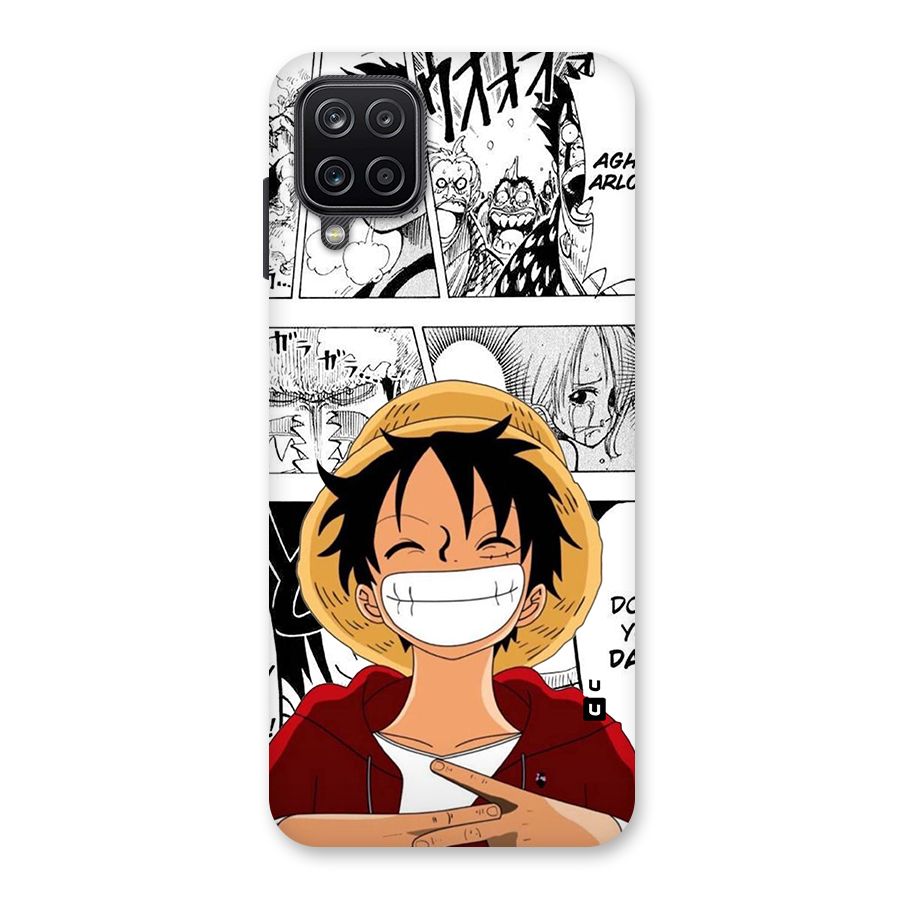 Manga Style Luffy Back Case for Galaxy A12