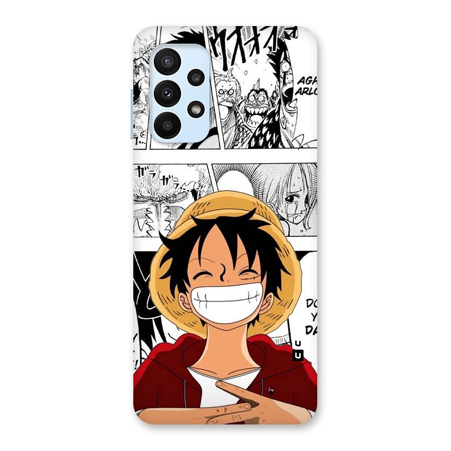 Manga Style Luffy Back Case for Galaxy A23