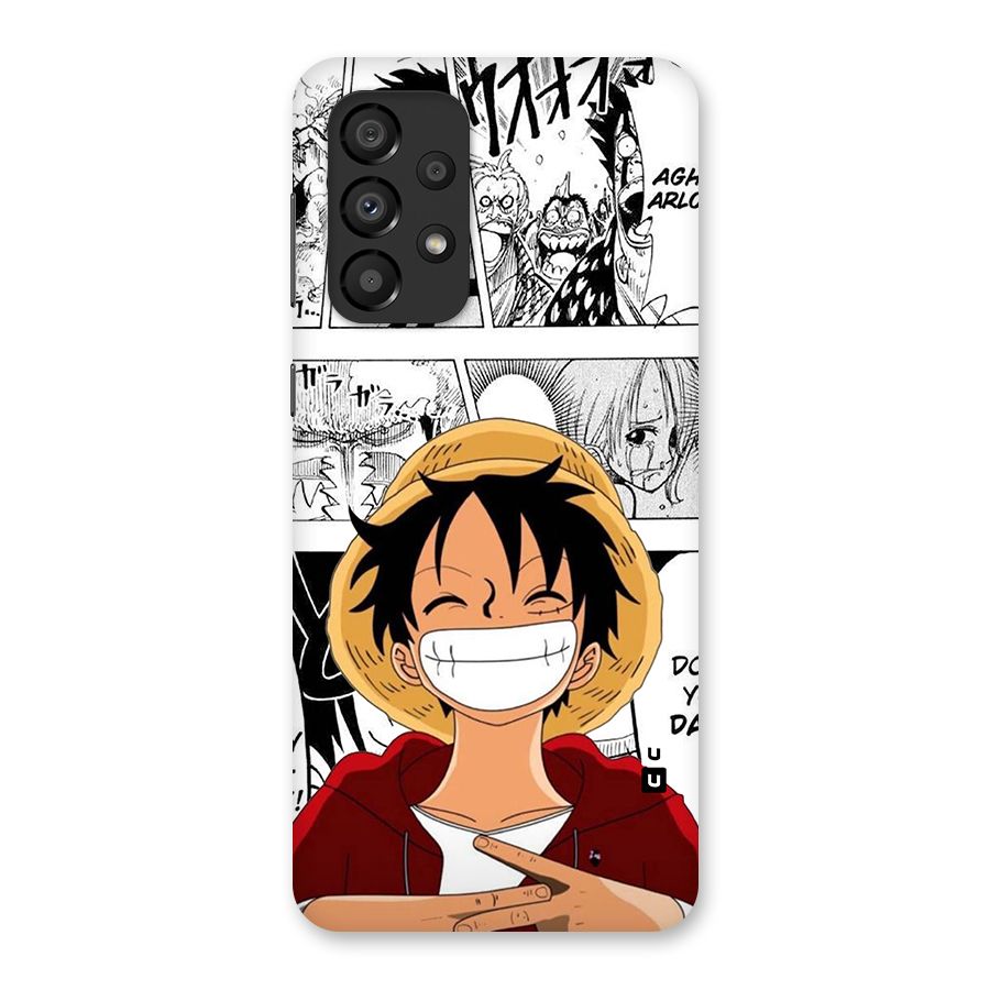 Manga Style Luffy Back Case for Galaxy A33 5G