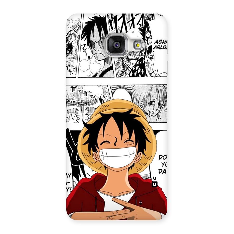 Manga Style Luffy Back Case for Galaxy A3 (2016)