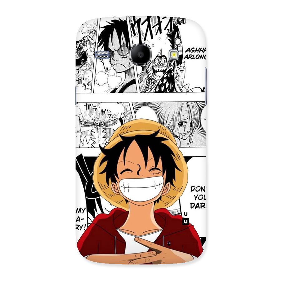 Manga Style Luffy Back Case for Galaxy Core