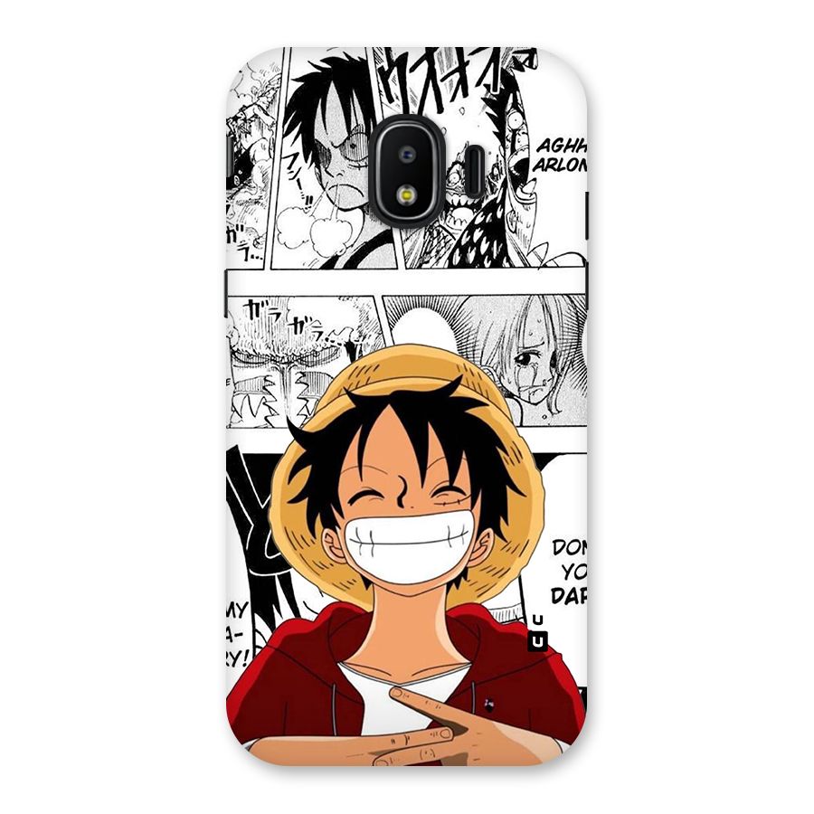 Manga Style Luffy Back Case for Galaxy J2 Pro 2018