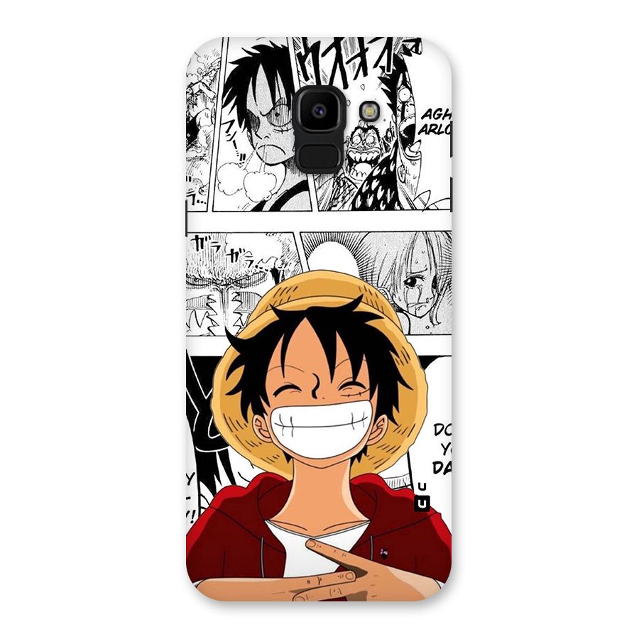 Manga Style Luffy Back Case for Galaxy J6