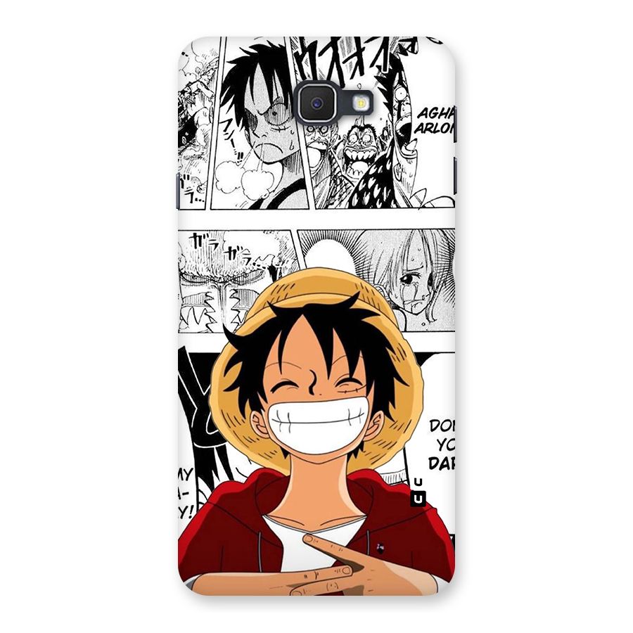 Manga Style Luffy Back Case for Galaxy J7 Prime