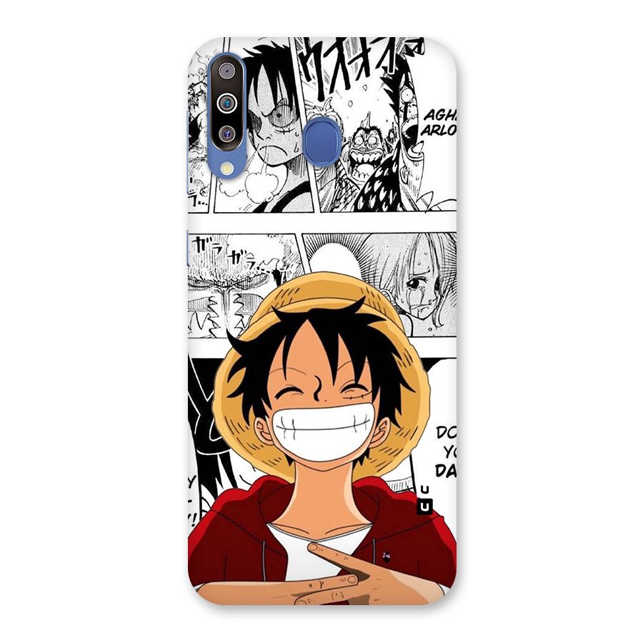 Manga Style Luffy Back Case for Galaxy M30