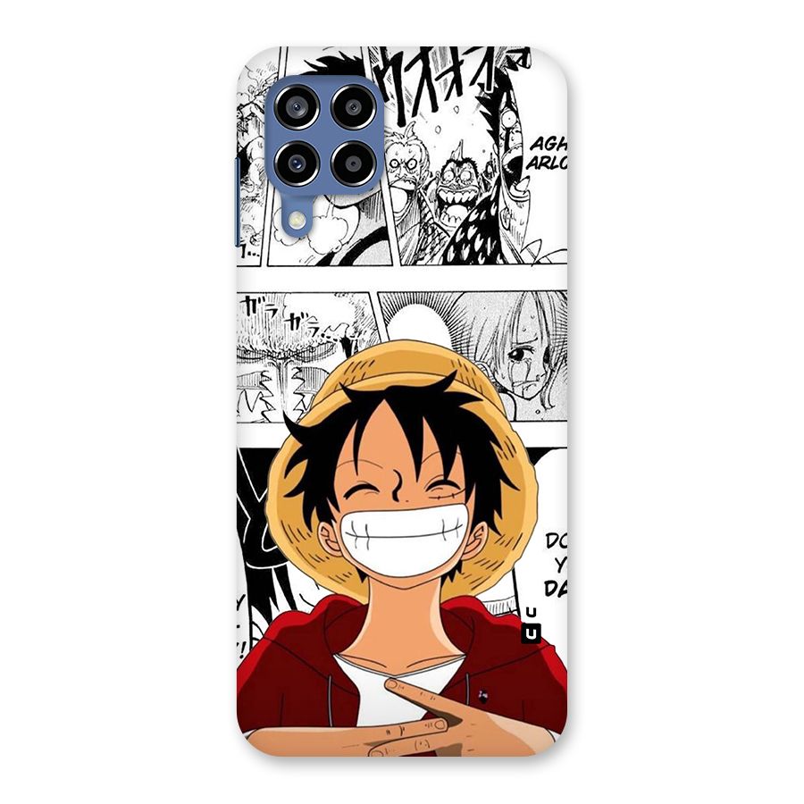 Manga Style Luffy Back Case for Galaxy M53 5G