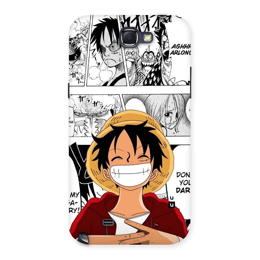 Manga Style Luffy Back Case for Galaxy Note 2