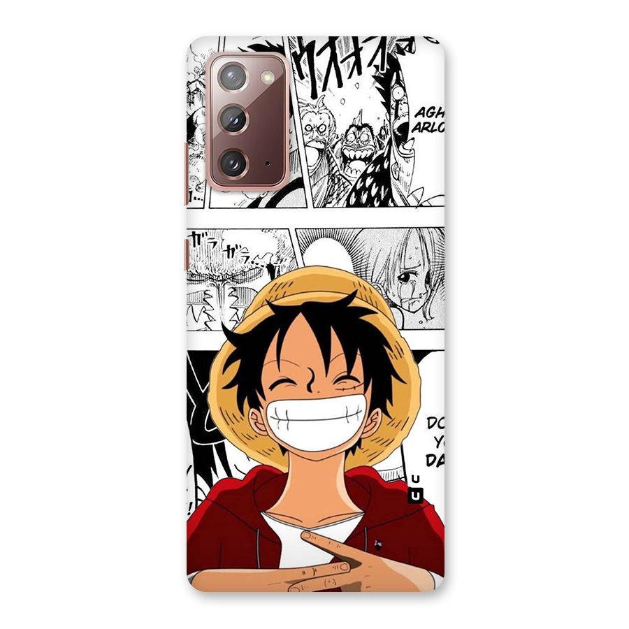 Manga Style Luffy Back Case for Galaxy Note 20