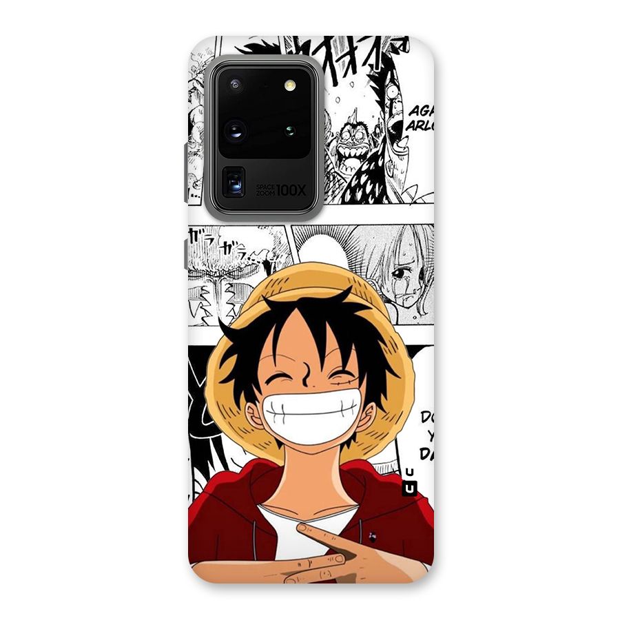 Manga Style Luffy Back Case for Galaxy S20 Ultra