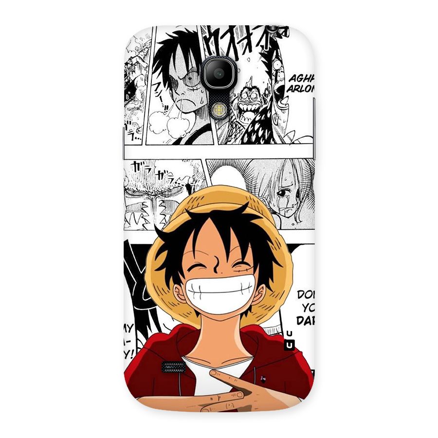Manga Style Luffy Back Case for Galaxy S4 Mini
