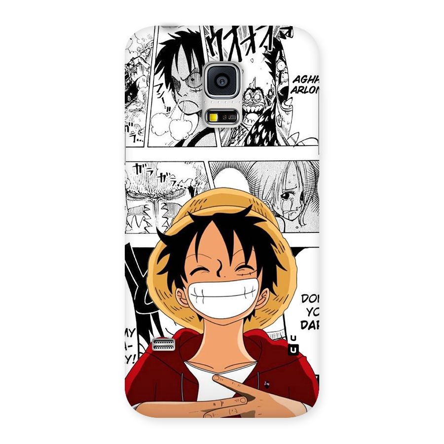 Manga Style Luffy Back Case for Galaxy S5 Mini