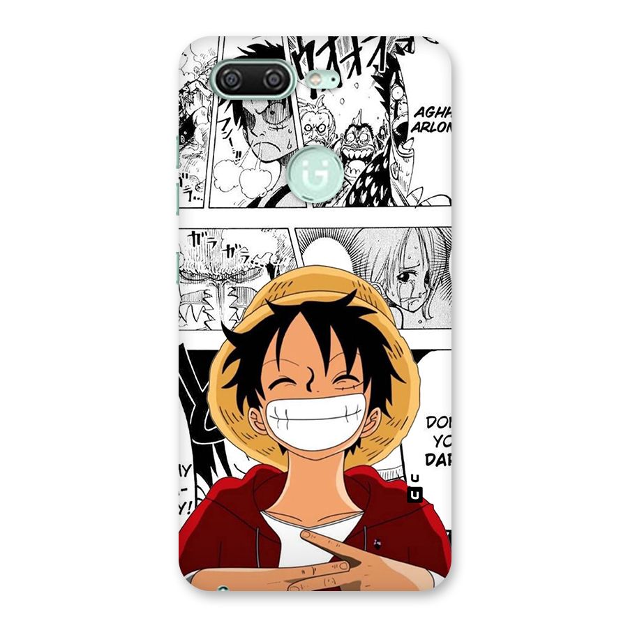 Manga Style Luffy Back Case for Gionee S10