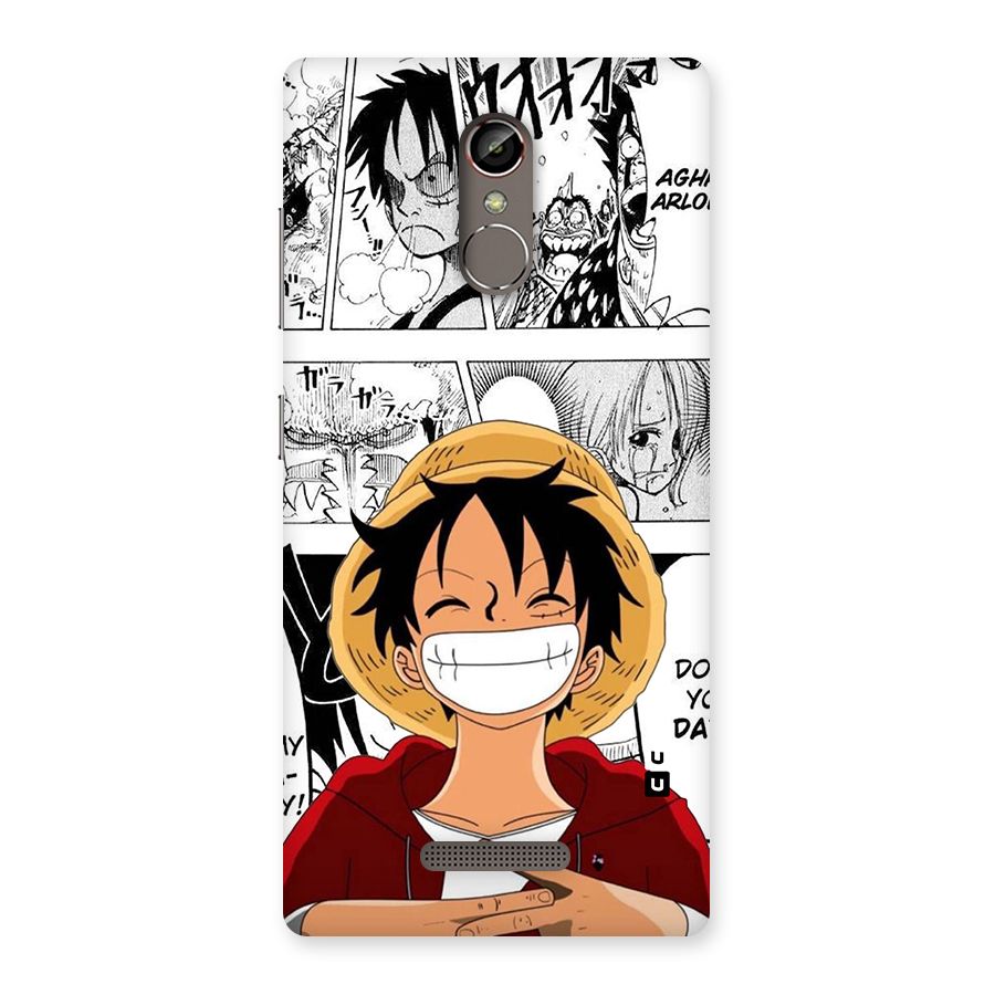 Manga Style Luffy Back Case for Gionee S6s