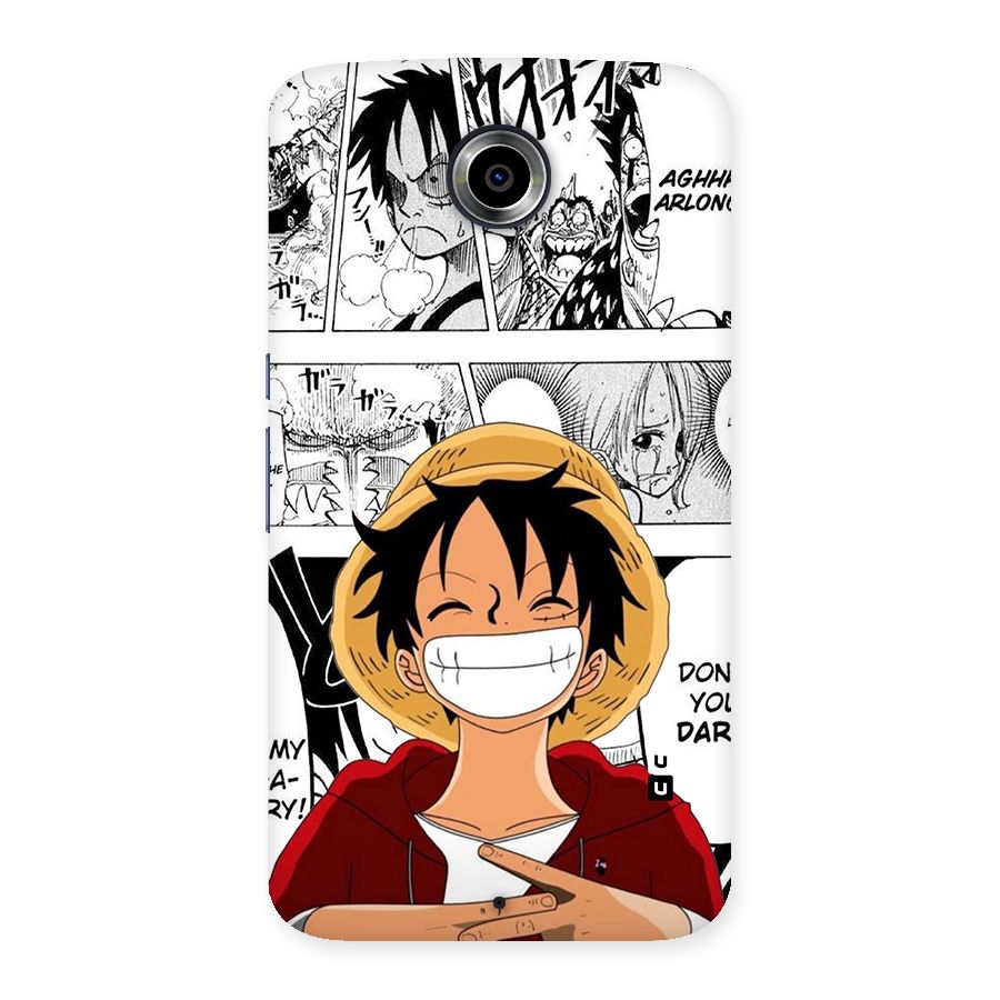 Manga Style Luffy Back Case for Google Nexus 6