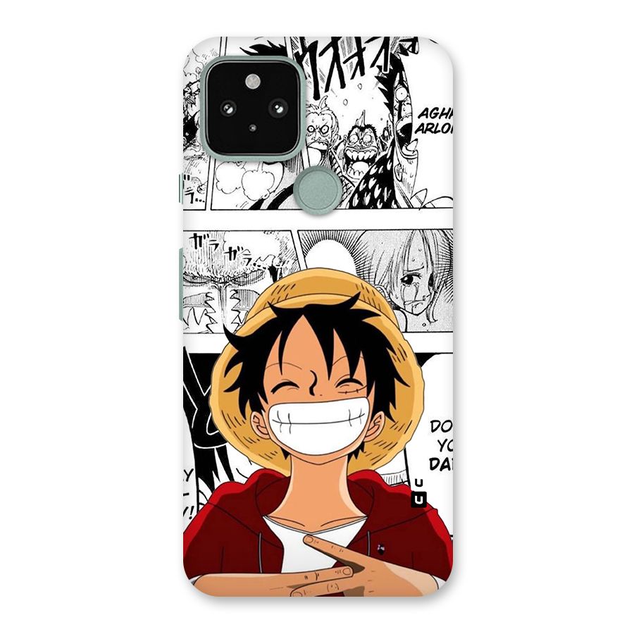 Manga Style Luffy Back Case for Google Pixel 5