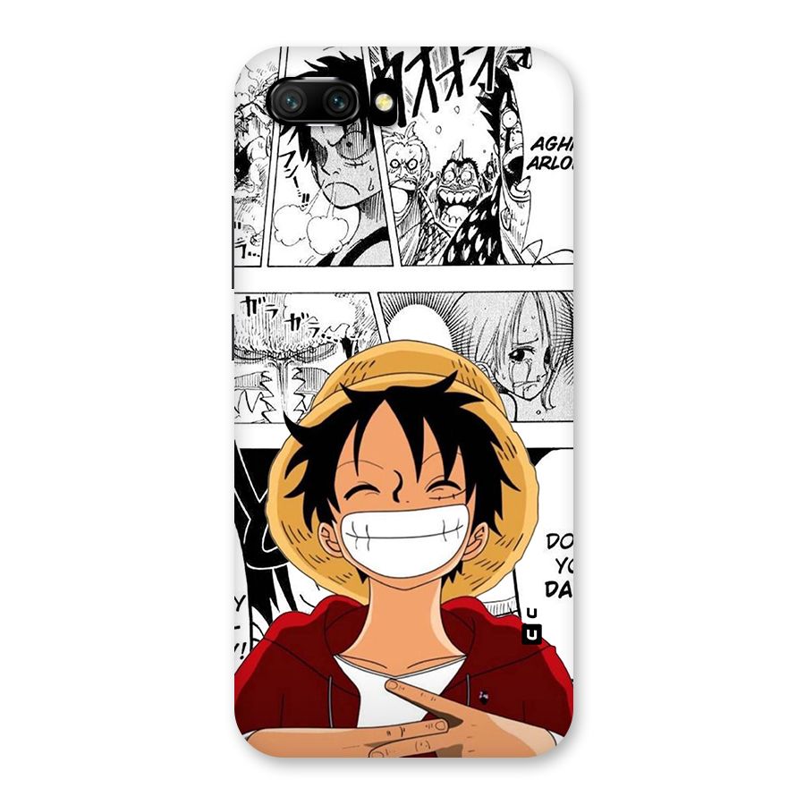 Manga Style Luffy Back Case for Honor 10