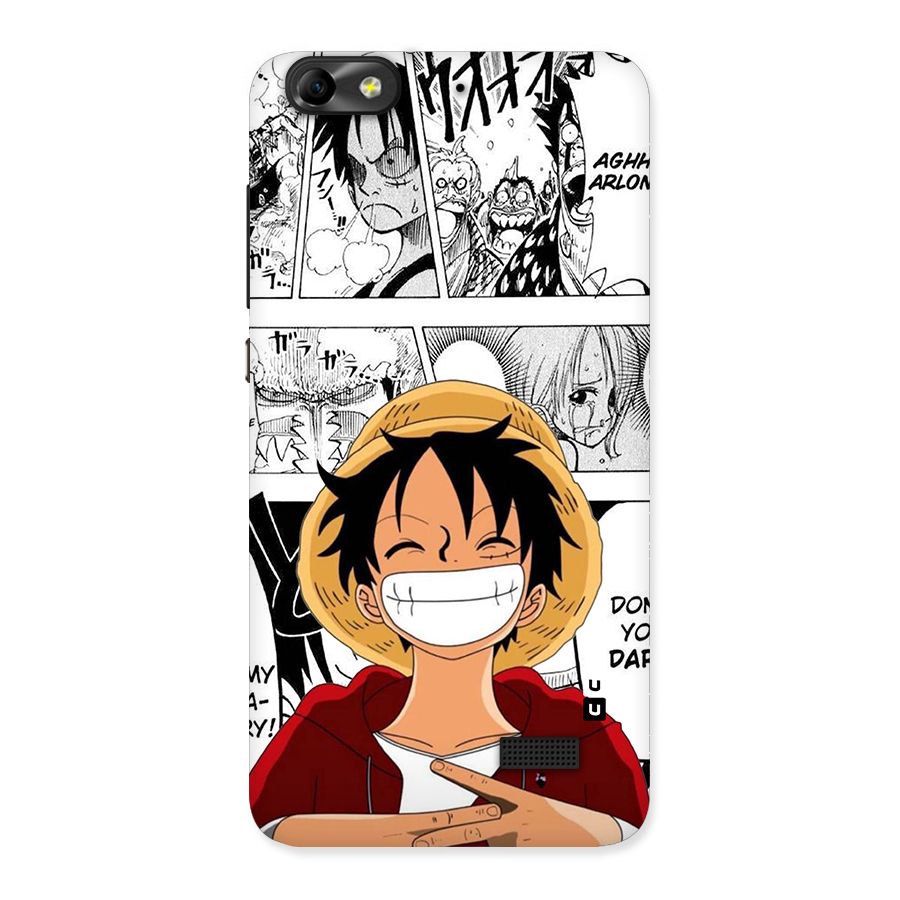Manga Style Luffy Back Case for Honor 4C